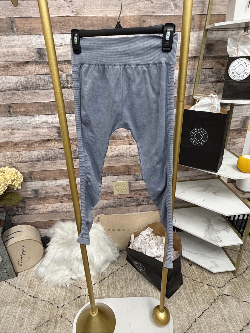 Nikibi Capri Blue Leggings O/S